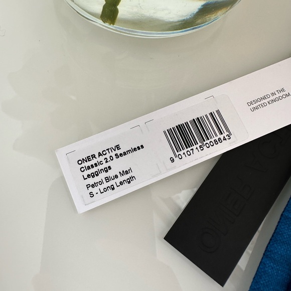 Oner Active Classic Seamless 2.0 leggings - Petrol Blue Marl - Picture 3 of 3